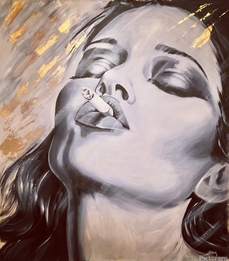 Gold Leaf Enhanced Original Paintings